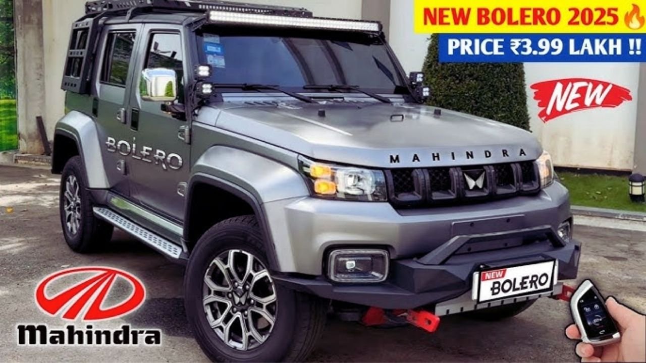 Mahindra Bolero 2025 Launched Rugged New SUV with 32 KMPL Mileage, Bold Design & Starting Price ₹7.49 Lakh – A True Thar Rival